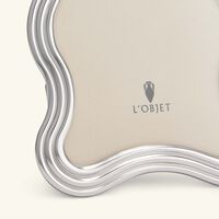 l objet ripple frame 13x 18 cm platinum