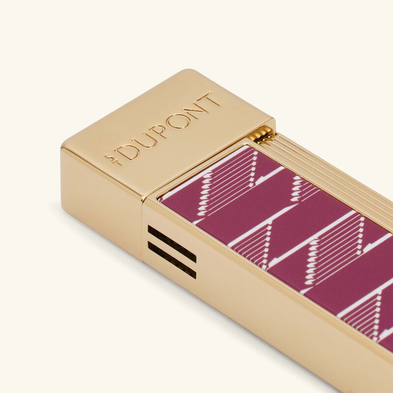 st dupont monogram 1872 lighter burgundy