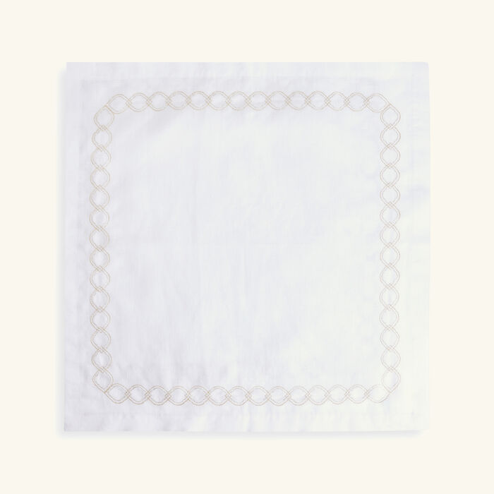 catherine denoual saba napkin white