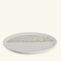 dimlaj hayat serving platter round gold 32cm