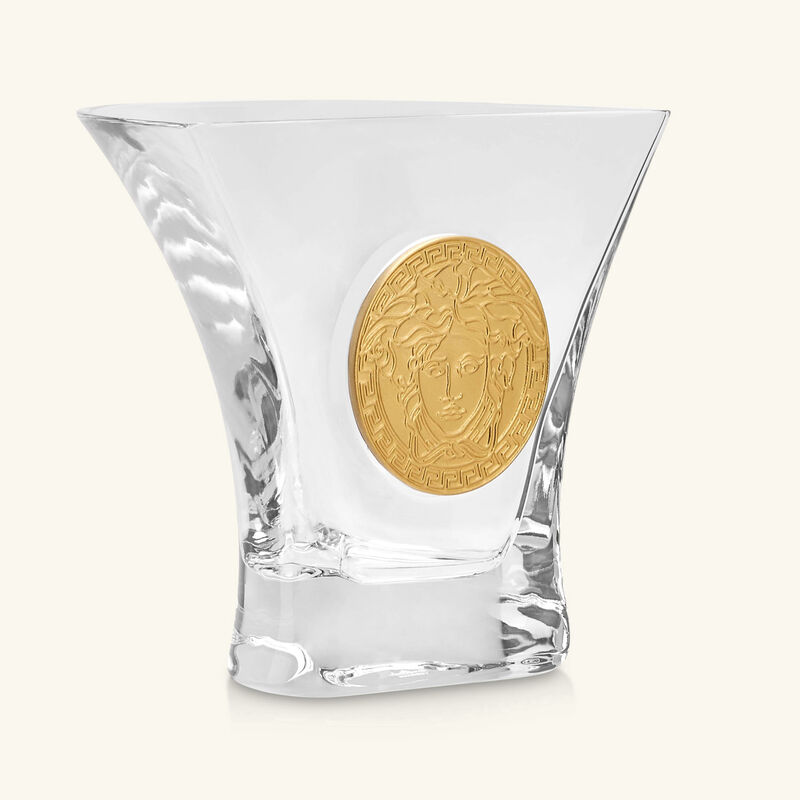 Medusa Madness Vase Small Clear versace medusa madness vase small clear