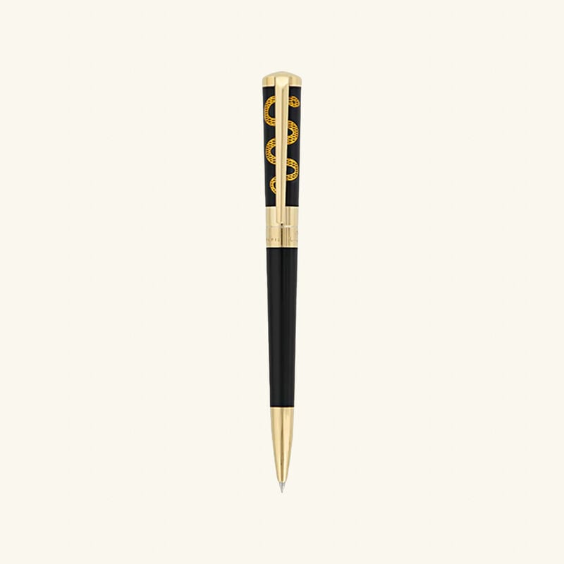 Liberte Ballpoint Pen Black st dupont liberte ballpoint pen black