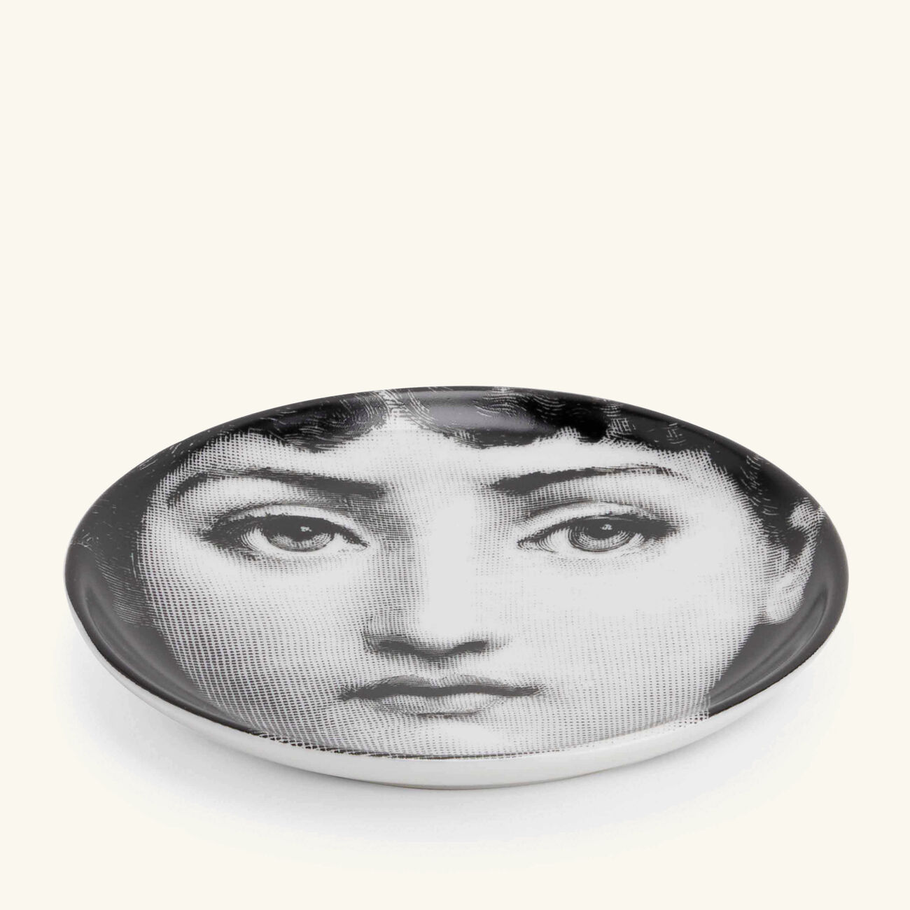 fornasetti tema e variazioni no 1 viso coaster grey