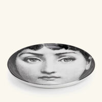 fornasetti tema e variazioni no 1 viso coaster grey