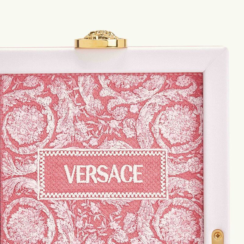 versace barocco jewelry box pink