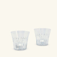 baccarat everyday crystal drinking glass clear set of 2