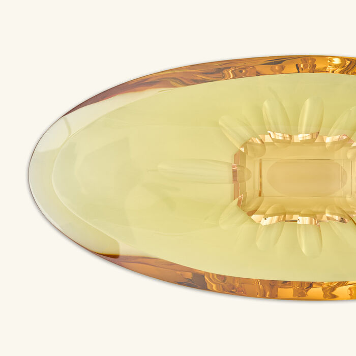 ريفليكشنز كوبنهاغن طبق ركاز لمنتصف الطاولة أصفر بحجم متوسط