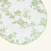 bernardaud albertine dinner plate round green 26cm