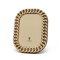 l objet cuban link picture frame gold 12x17cm