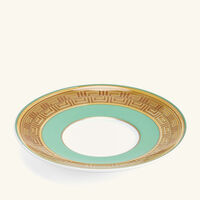versace green coin coffee cup saucer green