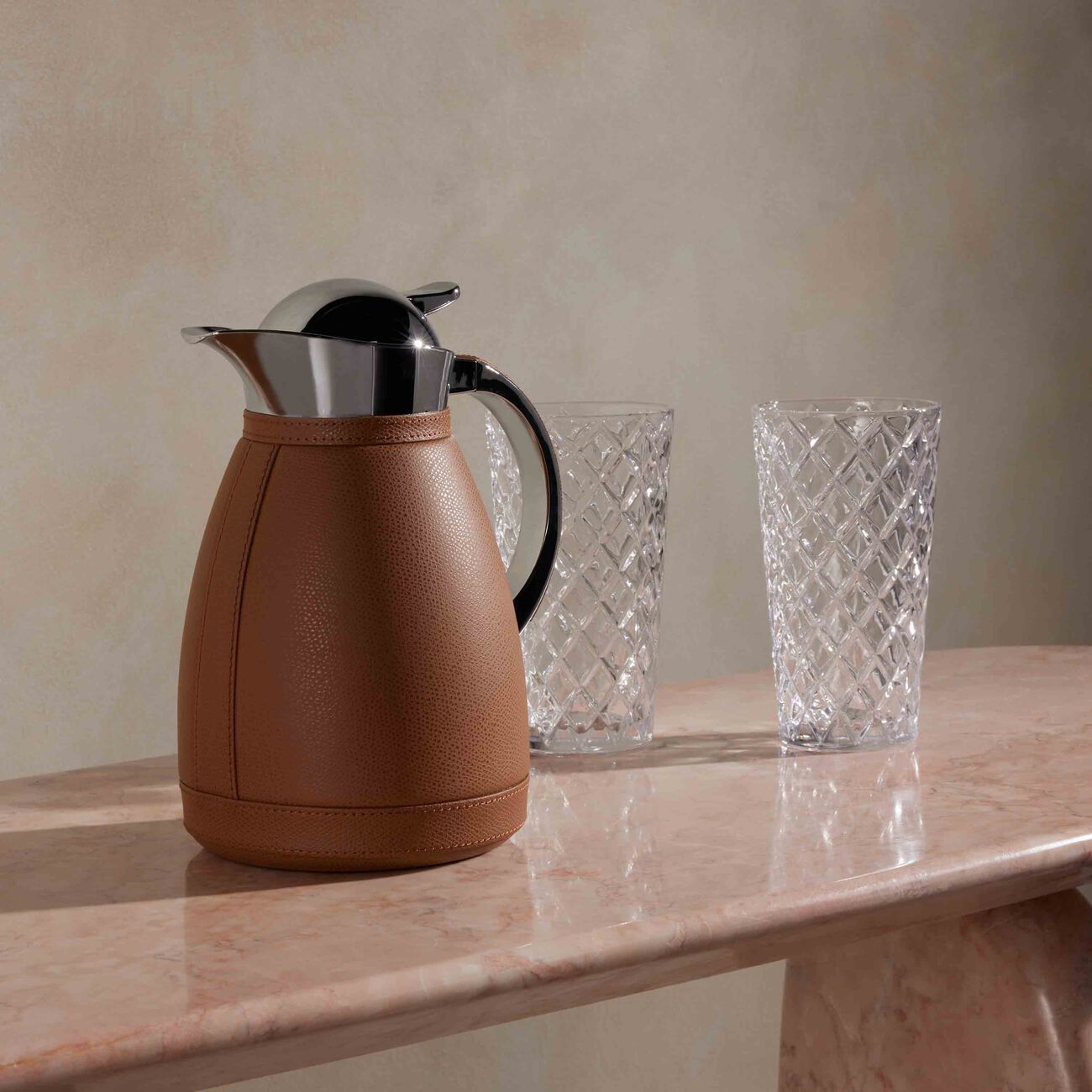 Chantilly Carafes Light Brown giobagnara chantilly carafes light brown