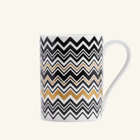 missoni home zig zag mug gold