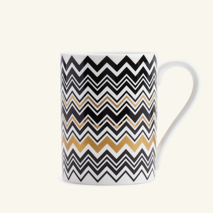 missoni home zig zag mug gold