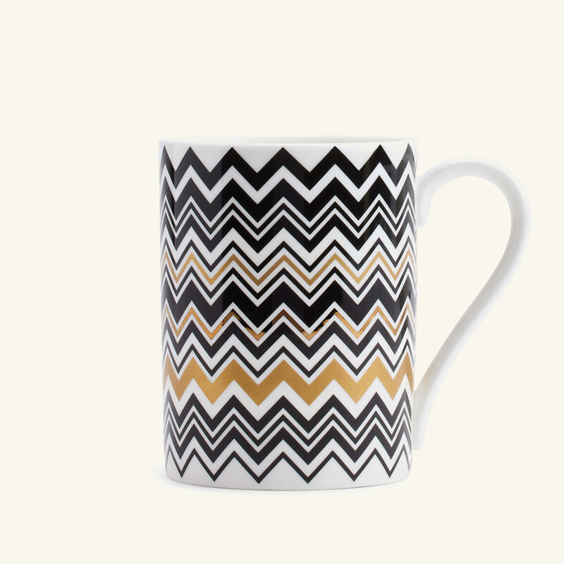 missoni home zig zag mug gold