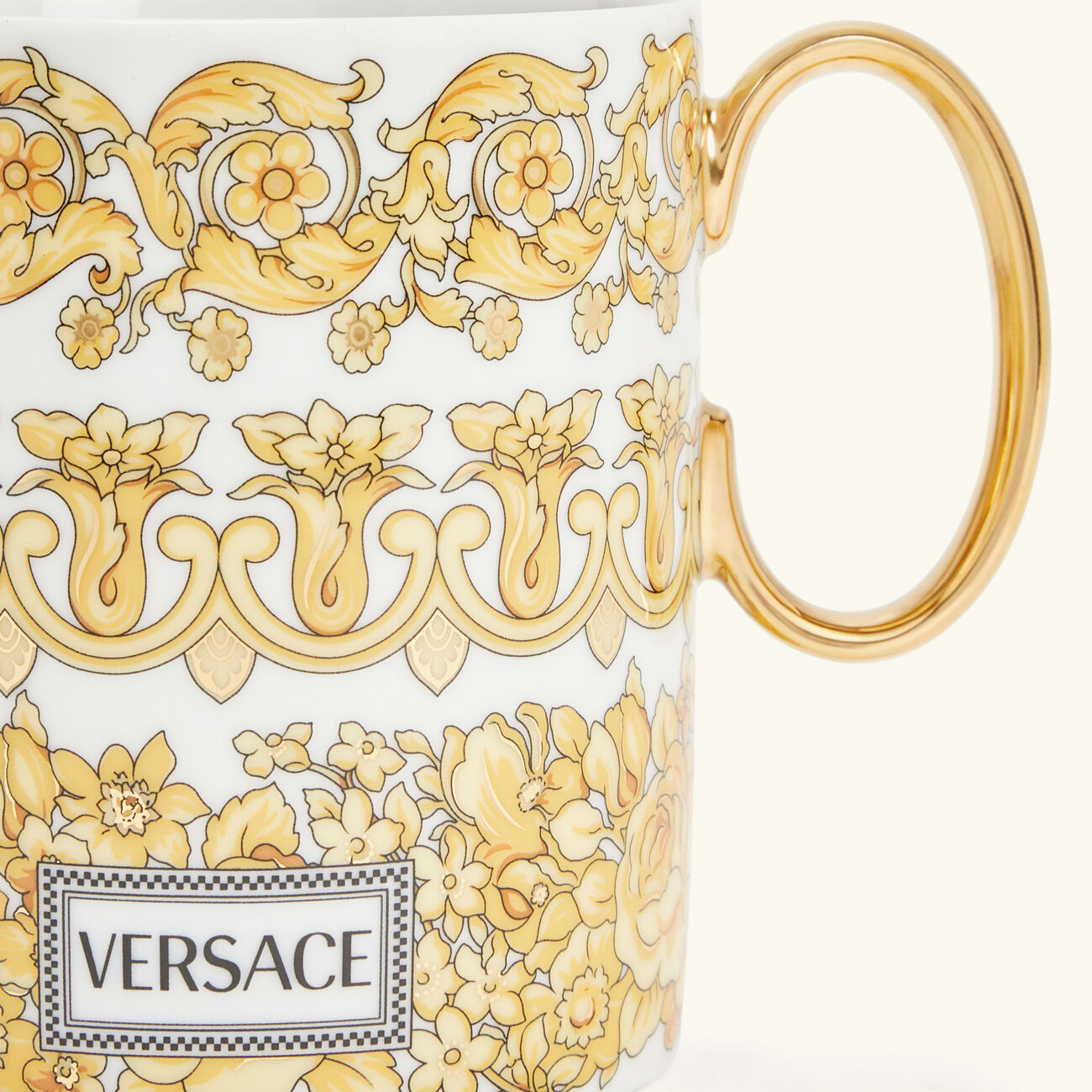 versace medusa rhapsody mug white