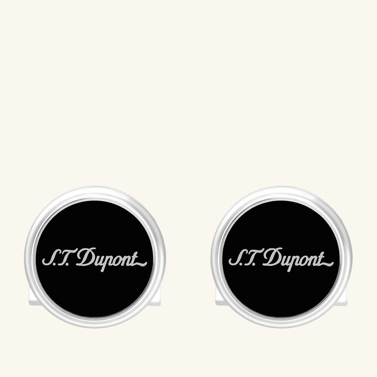 Cufflinks Black st dupont cufflinks black