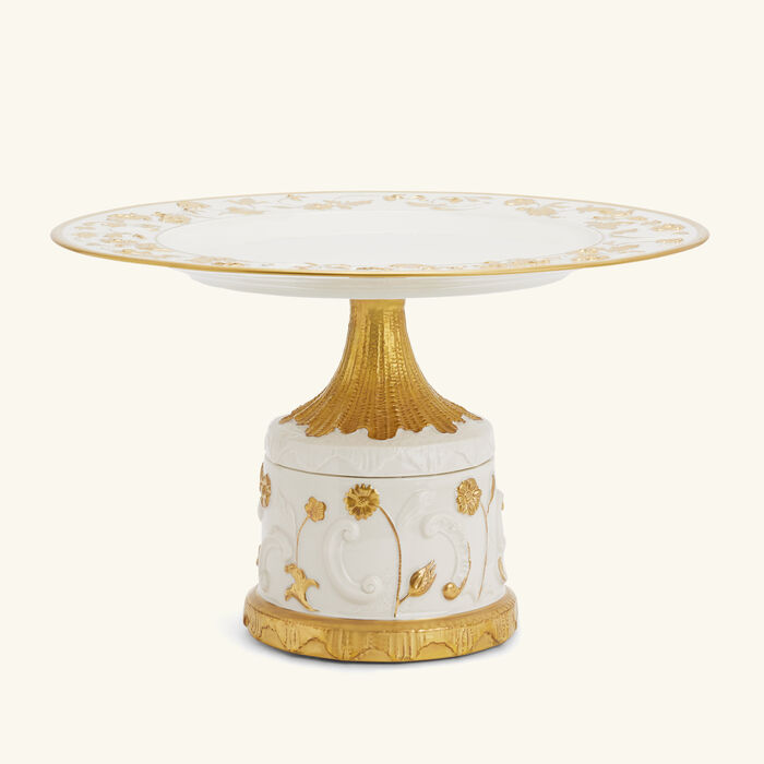 villari taormina cake stand white