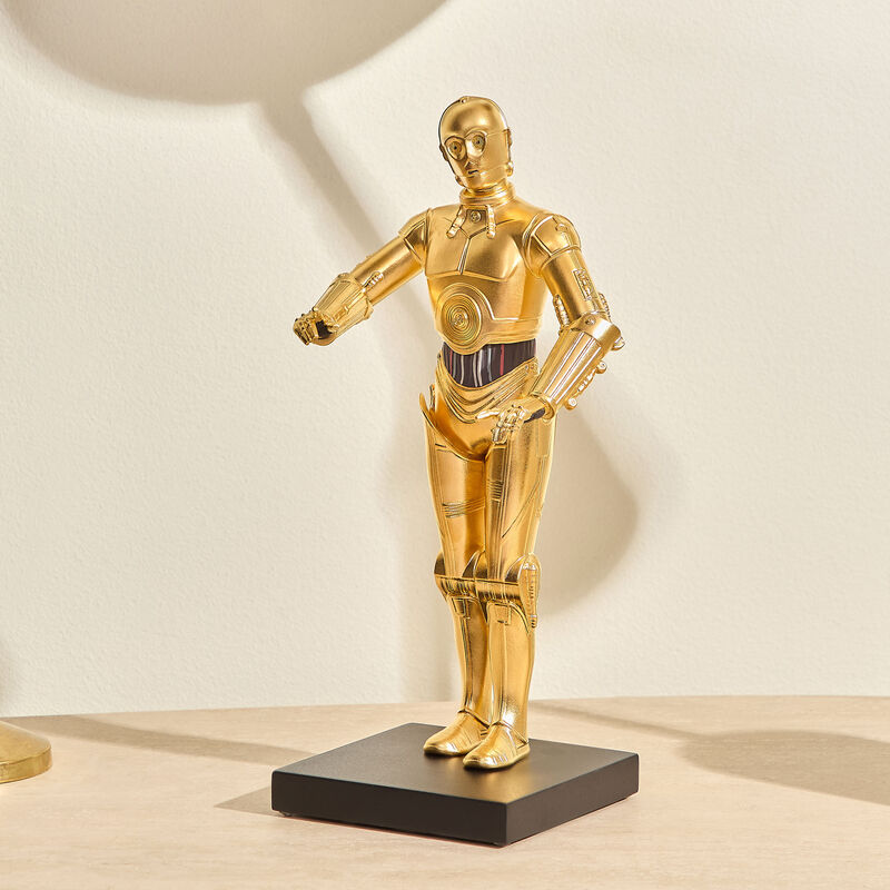 تمثال C-3PO باللون الذهبي لادرو تمثال c 3po باللون الذهبي