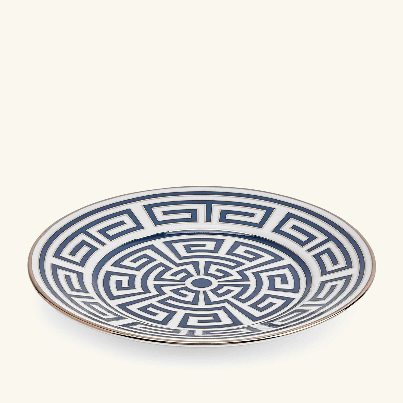 ginori 1735 labirinto blue bread plate blue