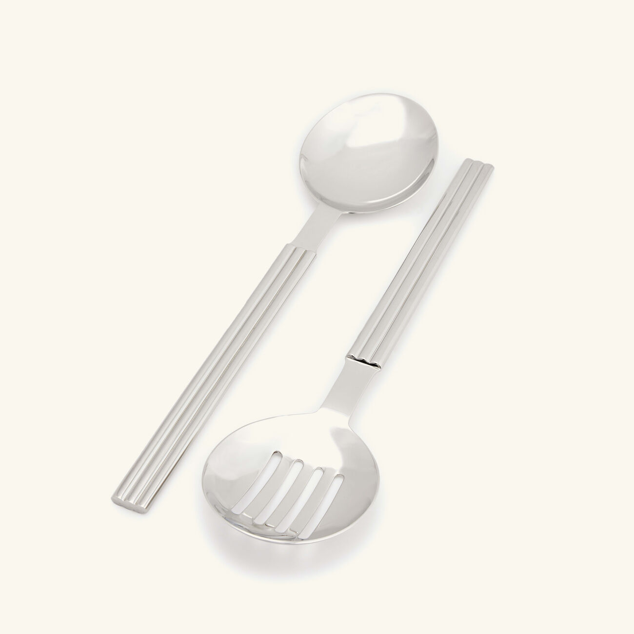 ralph lauren home thorpe serving spoon set silver