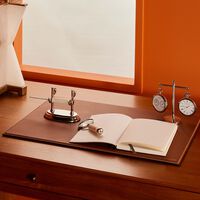 ralph lauren home brennan small blotter brown