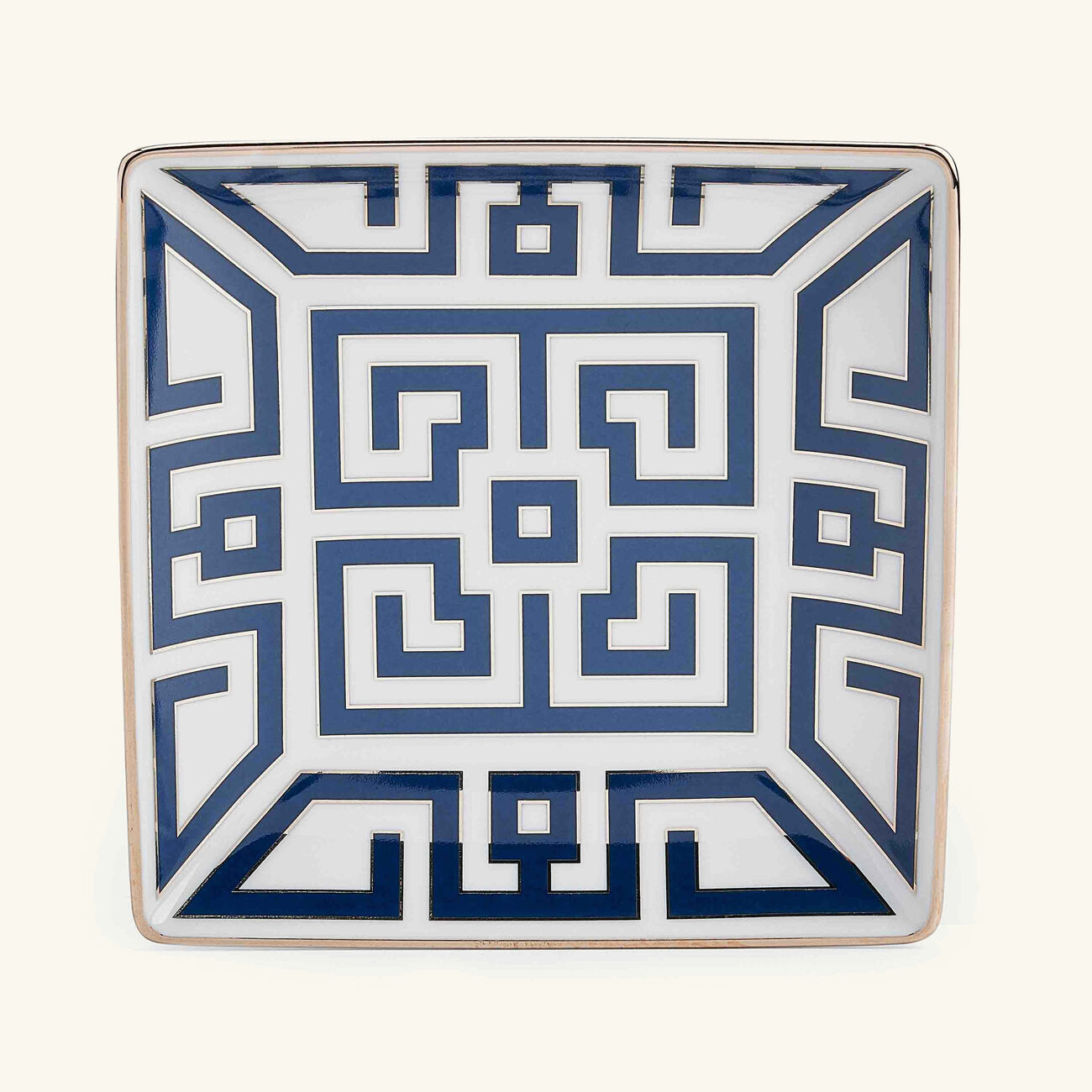 ginori 1735 labirinto zaffiro serving tray small blue
