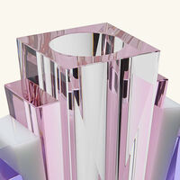 reflections copenhagen south beach crystal vase small clear