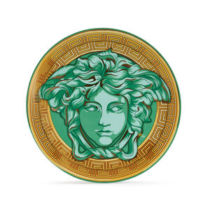 Green Coin Service Plate, medium