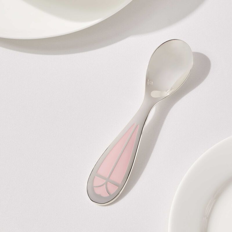 Quartz Talisman Baby Spoon Pink christofle quartz talisman baby spoon pink