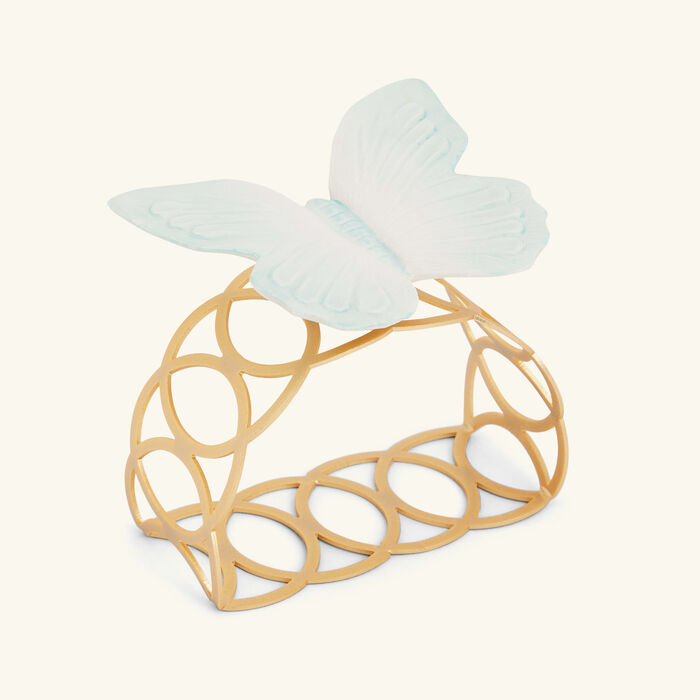 villari butterfly napkin ring white set of 4