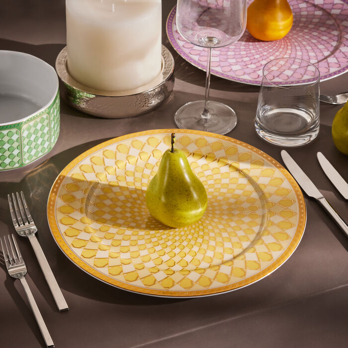 rosenthal signum jonquil charger plate round yellow 33cm