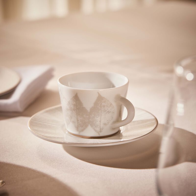bernardaud silva espresso cup and saucer