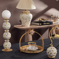 villari extravaganza serving basket gold