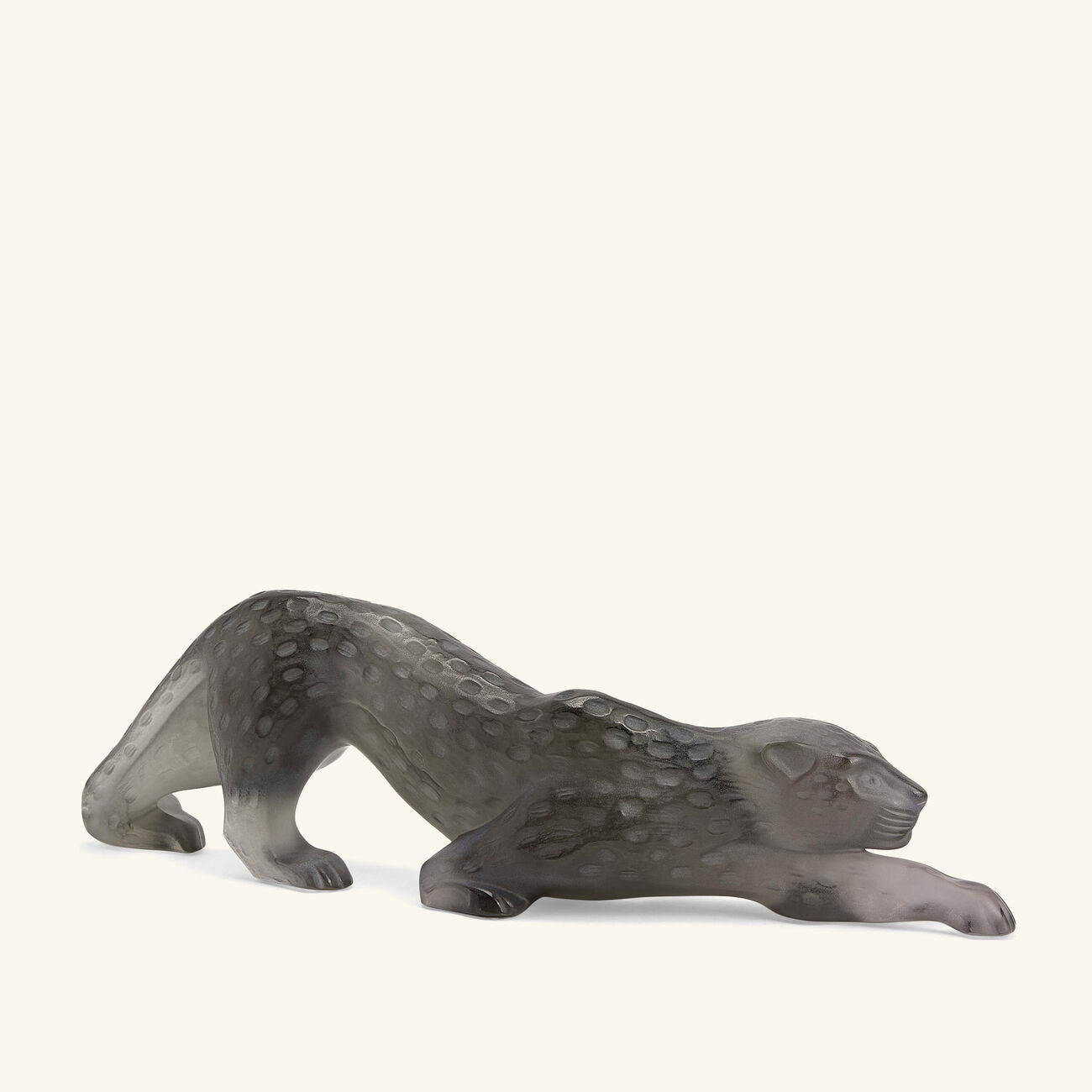 Zeila Panther Sculpture Medium Grey lalique zeila panther sculpture medium grey