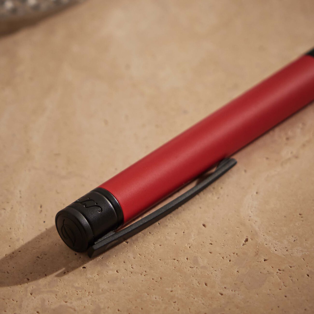 st dupont d initial ballpoint pen black