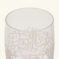 dimlaj thuluth short tumbler clear set of 6