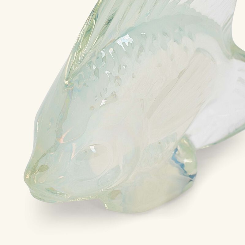 lalique fish figurine mini opal