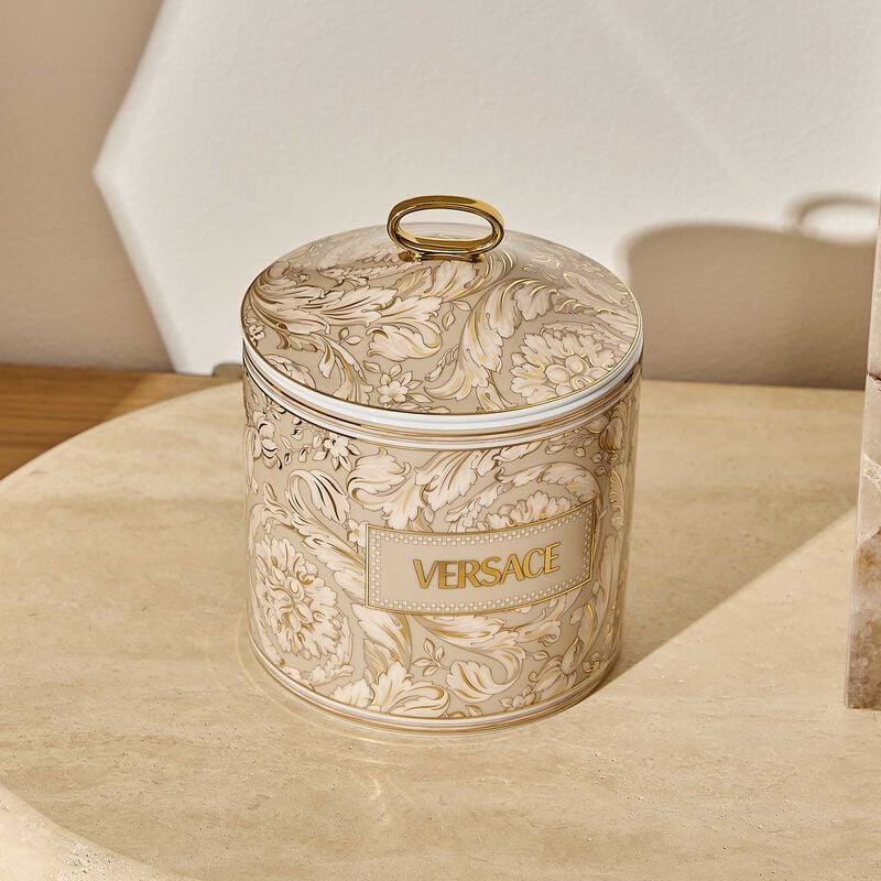 Barocco Storage Box Beige versace barocco storage box beige