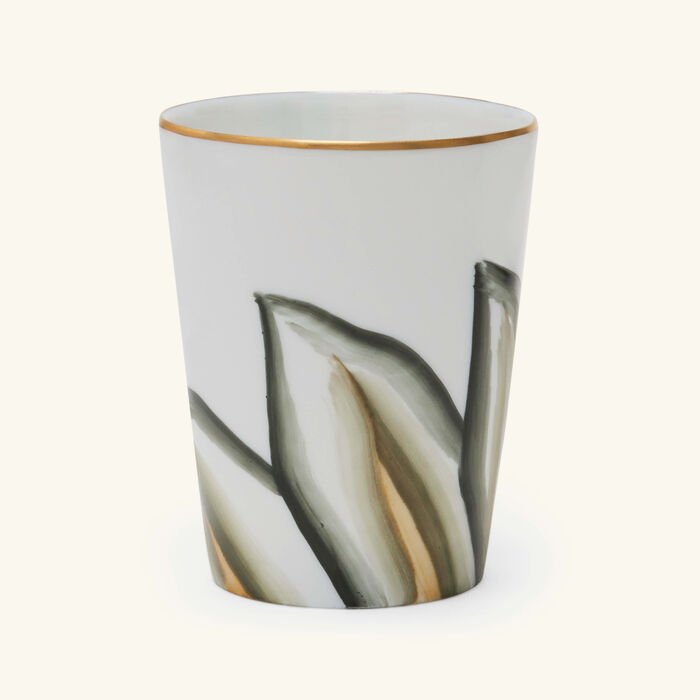 marie daage handpainted drinking glass green