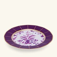 bernardaud prunus bread butter plate round purple 16cm