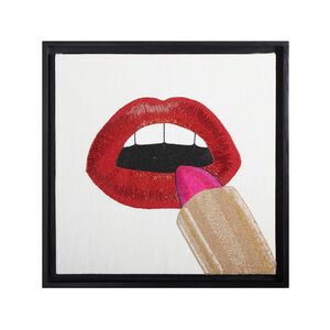 Lipstick Beaded Wall Art, medium