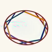 missoni home nastri serving platter oval 36cm