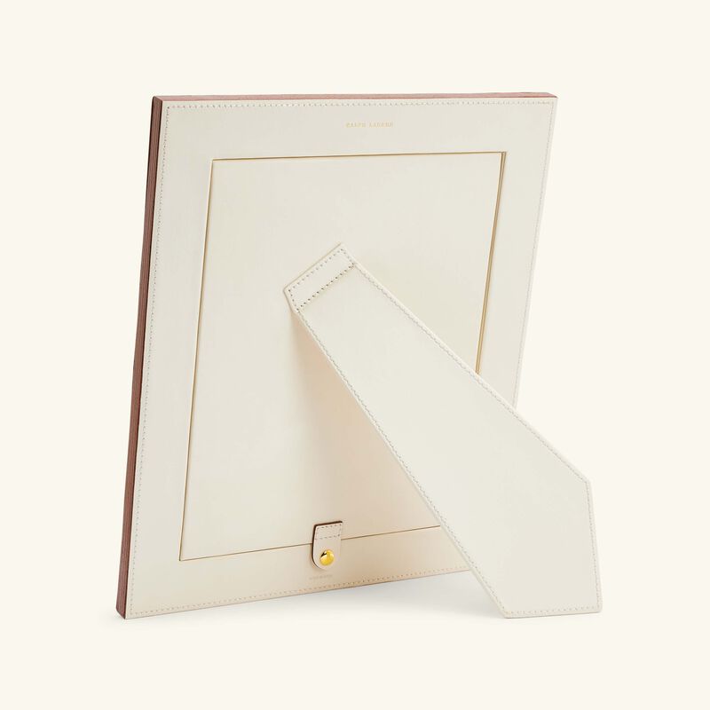 Brennan Leather Frame White 20x25cm ralph lauren home brennan leather frame white 20x25cm