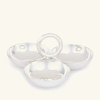 christofle vertigo serving bowl silver plated 8cm