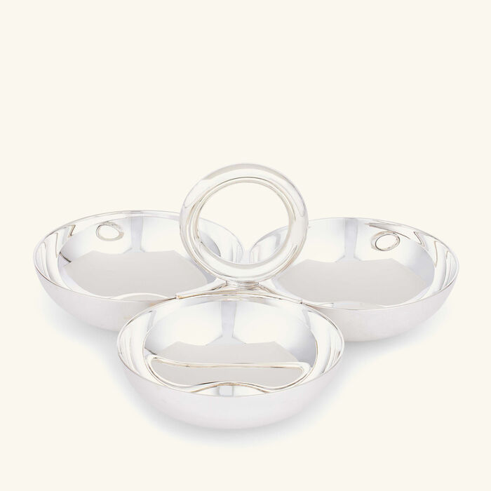 christofle vertigo serving bowl silver 8cm