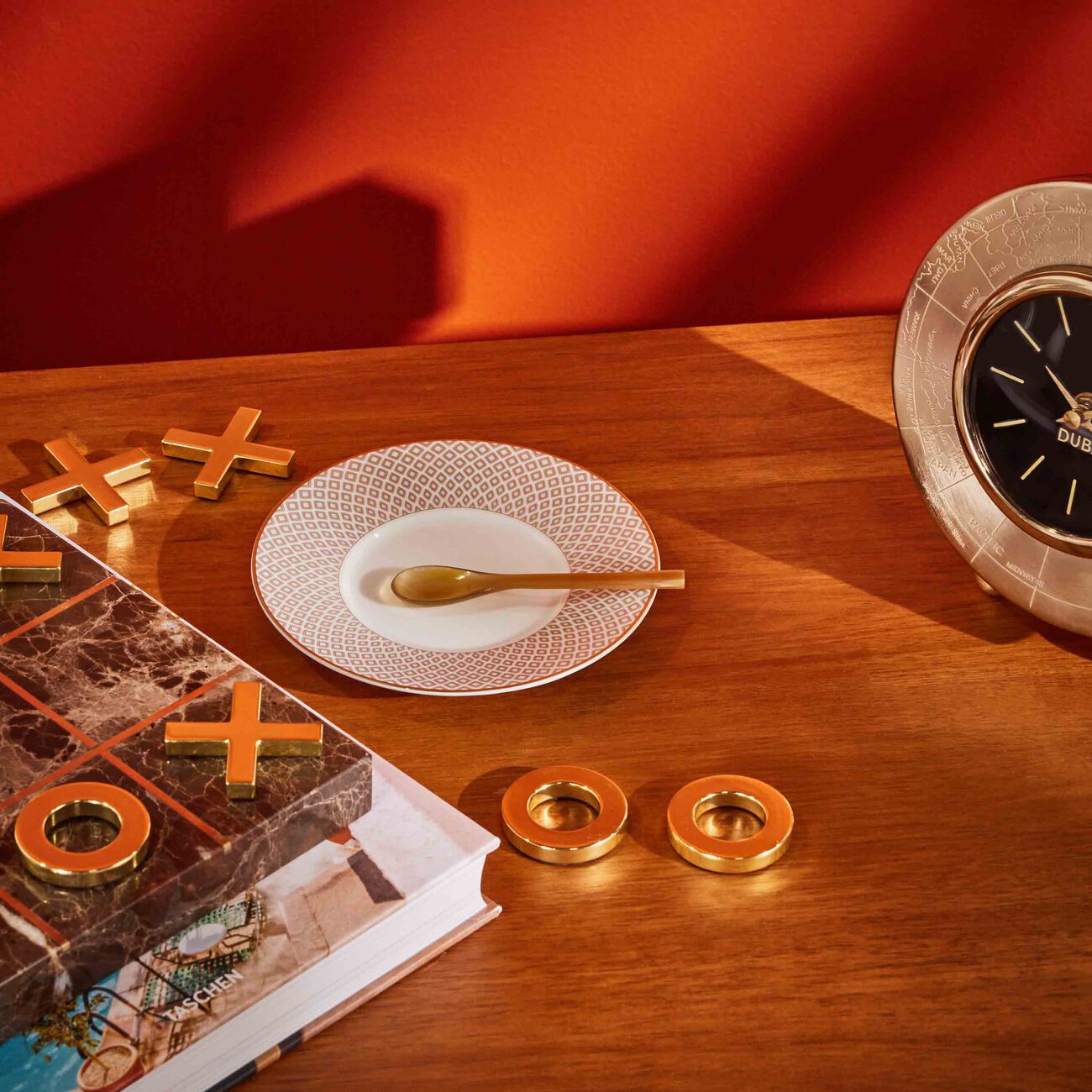 روزنتال صحن فنجان الشاي فرانسيس كارو باللون الذهبي