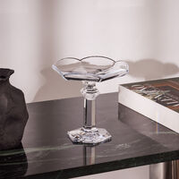 baccarat harcourt tulipe plate clear