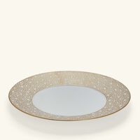 bernardaud mordore dinner plate round gold 26cm