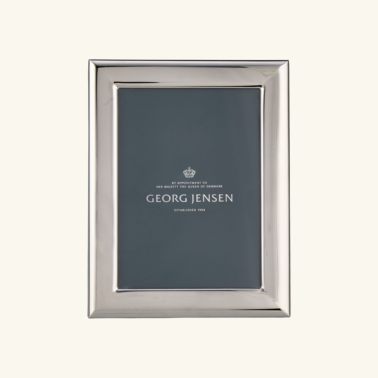 georg jensen modern picture frame silver medium