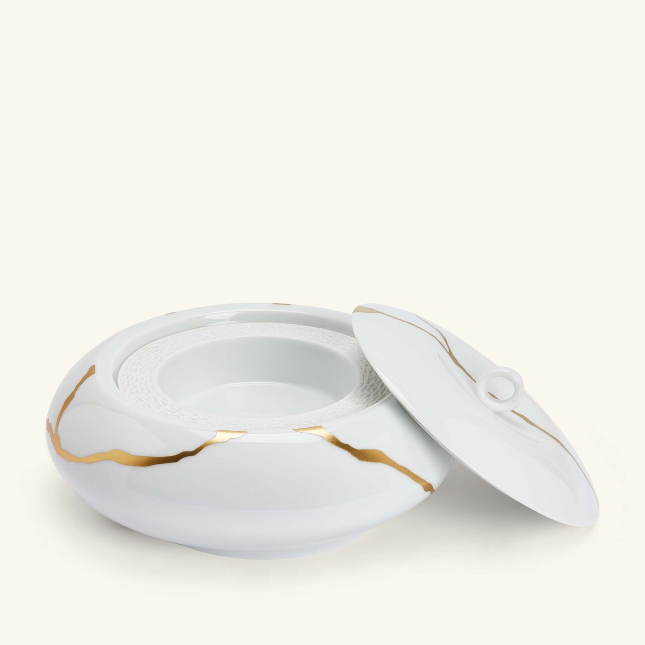 Kintsugi Caviar Set White bernardaud kintsugi caviar set white